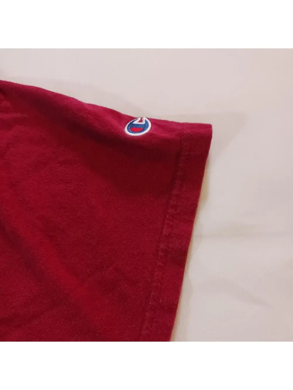 Vintage Champion Authentic Maritime Privateers Men's Red Cotton T-Shirt Small - Picture 6 of 13